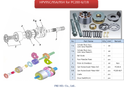 KOMATSU MAIN PUMP PART