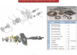 KOMATSU PUMP PART